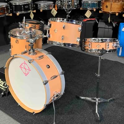 ~NEW~ Dixon PODL520PF Little Roomer 5-Piece Drum Kit Set in Peach Fuzz *IN STOCK* image 2