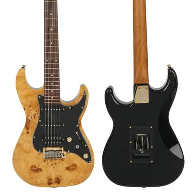 Michael Kelly Burl 60 Ultra, Epic Eleven Electronics Hot-Rod Mod, Natural Burl image 4