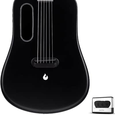 LAVA Music LAVA ME 2 Carbon Fiber Guitar, Black W/ built in effects/speaker "Authorized Dealer" image 1