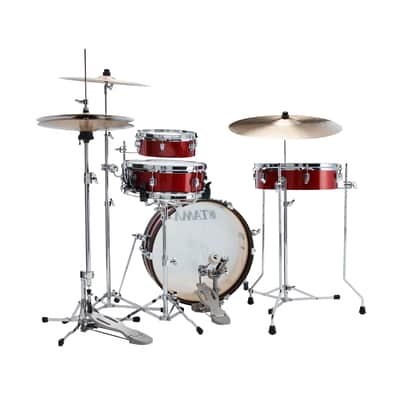 Tama Club-JAM Pancake 4-Piece Shell Pack w/18" Bass Drum - Burnt Red Mist image 2