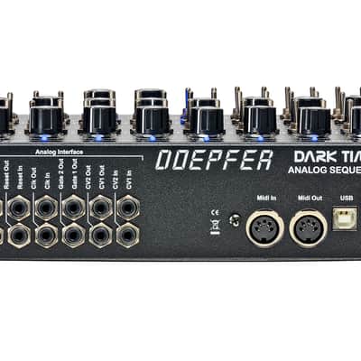 Doepfer Dark Time analog sequencer with Midi / USB, BLUE LEDS image 2