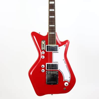1960s Airline National Res-o-Glass JB Hutto Red Guitar Valco Supro Jack White Stripes image 5