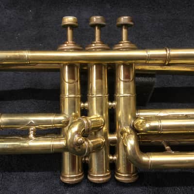 Frank Holton Holton-Clarke Model Cornet 1922 - Raw Brass image 5