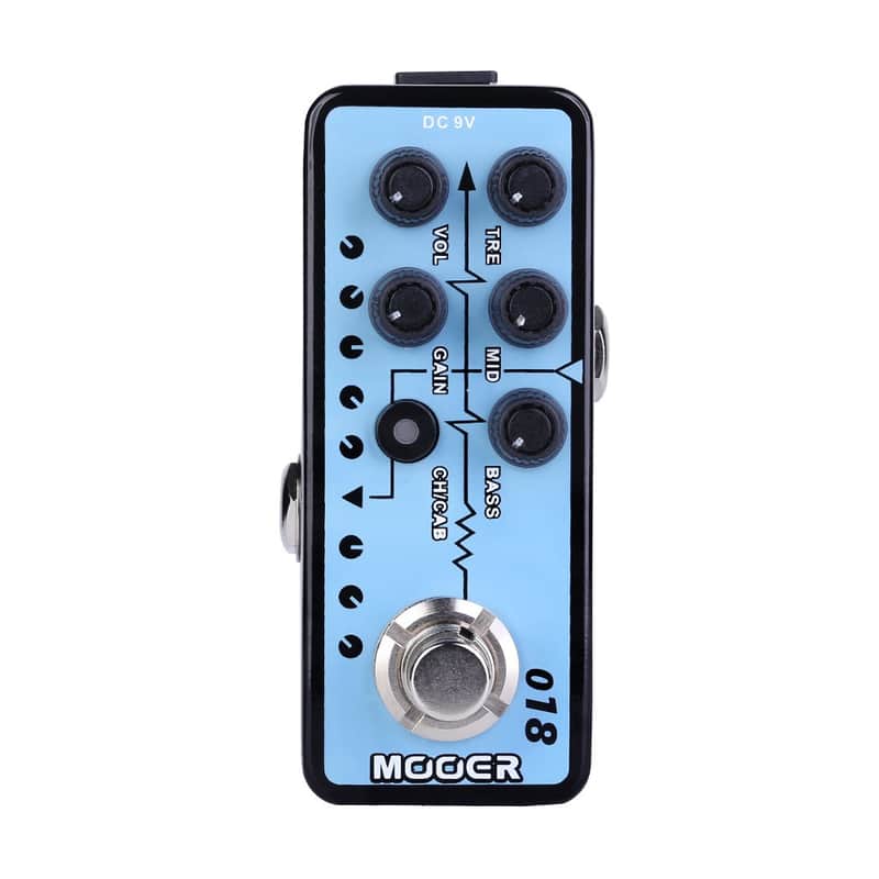 MOOER Micro Preamp 018 Custom 100 Digital Guitar Amp Modelling Pedal (Price includes the import duty for US buyer) image 1