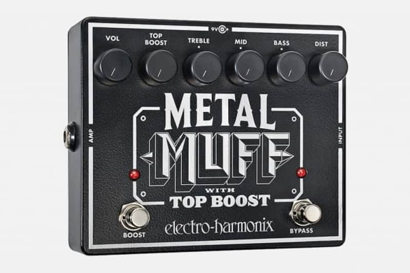 Electro Harmonix METAL-MUFF Metal Distortion with Top Boost Effect Pedal image 1