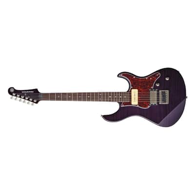 Yamaha Pacifica 6-String Right-Handed Electric Guitar with Solid Alder Body, Rosewood Fingerboard, Flamed Maple Top, and Maple Neck with Tinted Finish (Translucent Purple) image 2