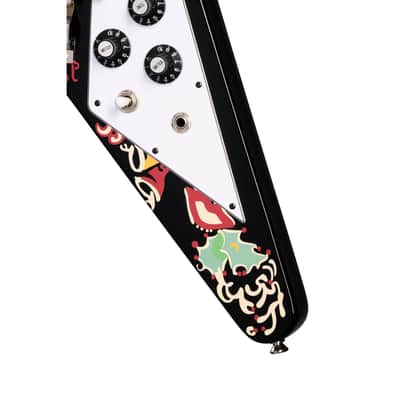 Epiphone Jimi Hendrix Limited Edition "Love Drops" Flying V w/ Hardshell Case image 7