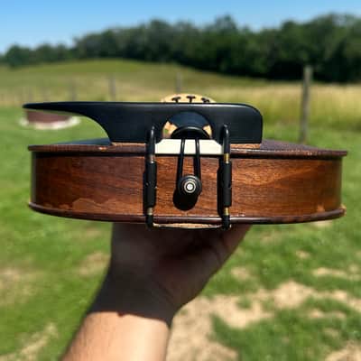 Black Walnut! Brad ROBINSON 5-String Violin 4/4 Bluegrass Dream Fiddle *PowerHouse Monster! image 5
