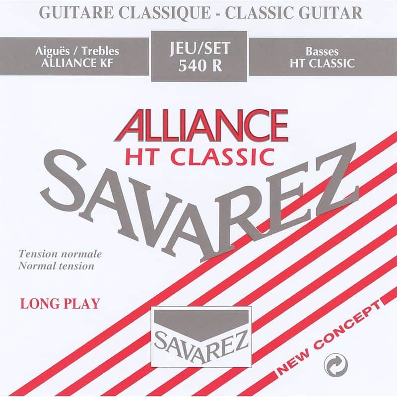 Savarez 540R Alliance HT Classic Normal Tension Classical Guitar Strings image 1