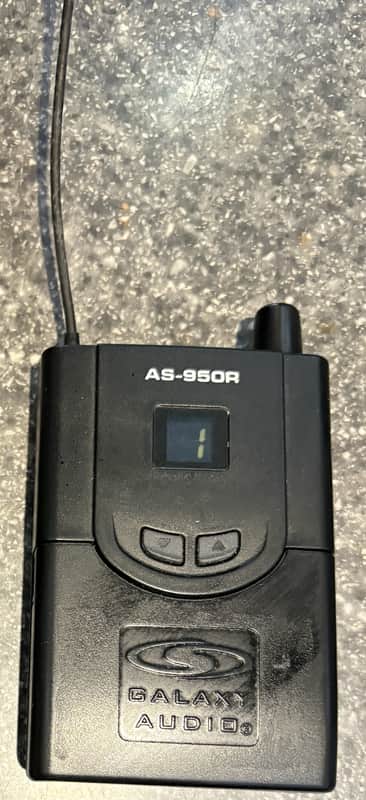 Galaxy Audio AS-950R Wireless In-Ear Receiver and Ear Buds - Black image 1