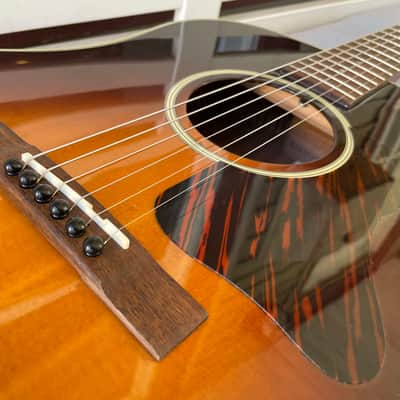 2018 Farida Old Town Series OT-65XW, 1 3/4” nut, Slope Shoulder Dreadnought, all solid woods, TKL Case, Video! image 3