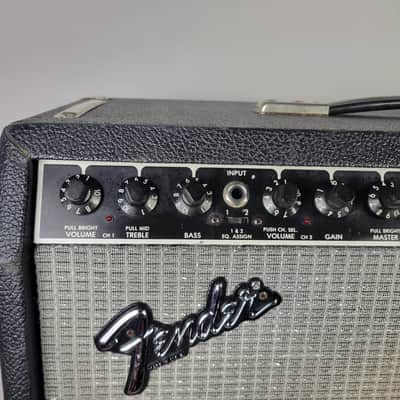 1983 Fender London Reverb 2-Channel 1x12" Solid State Combo - Black Local Pickup Only in Milwaukee, WI image 5