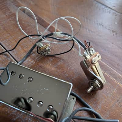 Fender Deluxe Telecaster Reissue Pickup Set With Control Harness Nickel EXCELLENT image 2