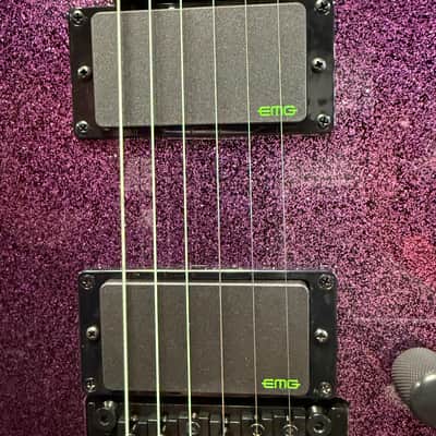LTD Kirk Hammett KH-602 Purple Sparkle With Hard Case image 4
