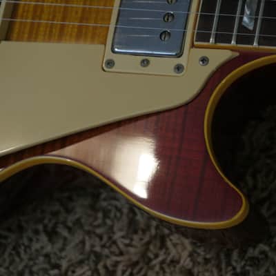 Video! 1984 Gibson Aldo Nova Les Paul Standard Reissue XPL Sunburst Les Paul with Explorer Headstock image 5