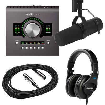 UA Apollo Twin MKII DUO HE and Shure SM7B Recording Bundle image 1
