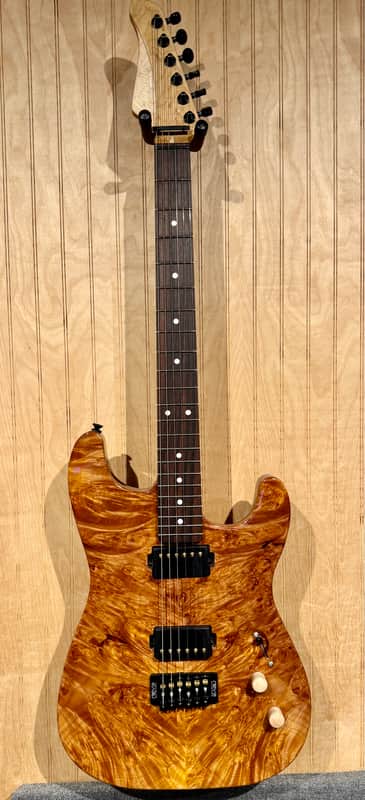 Landon Strat Style 2023 - Burl Wood image 1