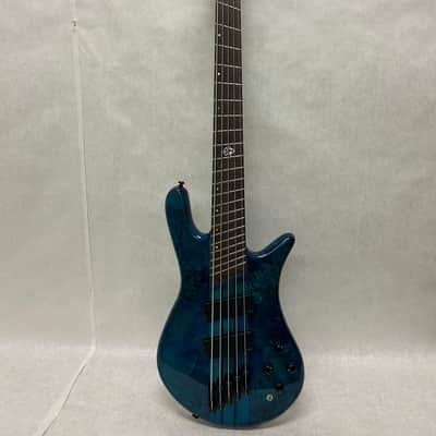 Spector NS DIMENSION 5 STRING 2022 - BLACK AND BLUE image 2