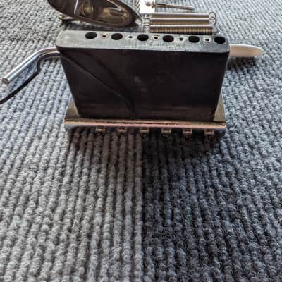 Fishman Powerbridge Stratocaster Piezo Saddle Tremolo - Chrome image 5