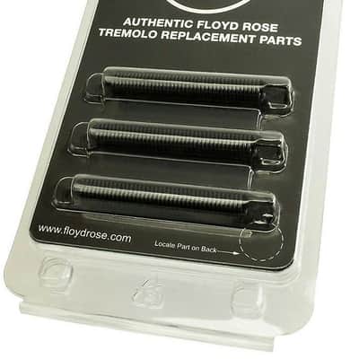 Genuine Floyd Rose FRTSNBK Noiseless Guitar Tremolo Springs - BLACK, Set of 3