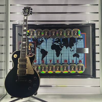 HUGE Def Leppard Hysteria World Map Award Presented To Steve Clark Gibson Guitars 15M Copies image 1