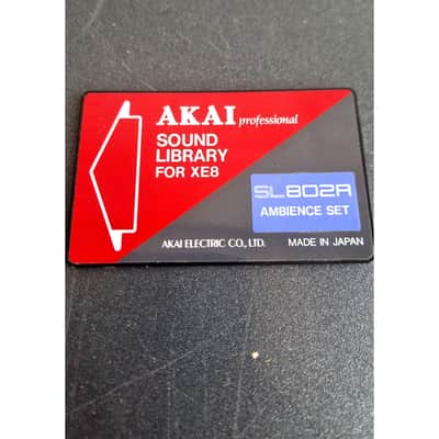 Akai 802R Sound Library Card - Red – Sound Library Card - Excellent image 4