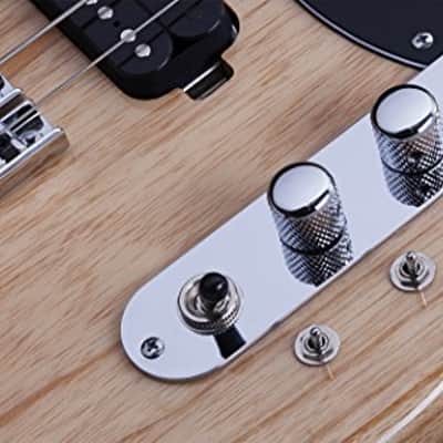 Schecter 2490 4-String Bass Guitar, Gloss Natural, CV-4 image 10