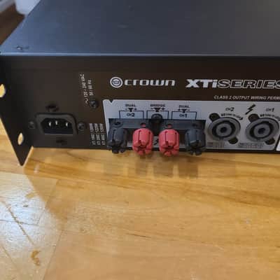 Crown XTI 2002 2-Channel 2000w Power Amplifier 2010s - Silver image 5