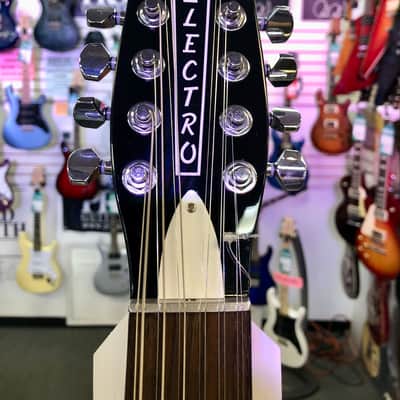 Danelectro Vintage 12 String Electric, Black image 8
