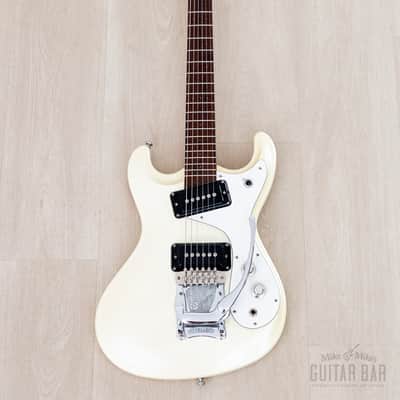 1990s Mosrite Ventures Excellent Model 3/4 Size Body w/ Full Scale Pearl White, Japan Kurokumo image 2