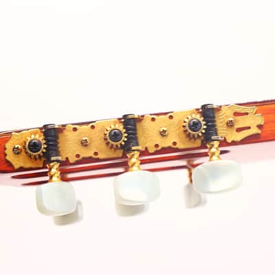 Juan Estruch 1976 "Chet Atkins" yellow label - very nice classical guitar + check video! image 8
