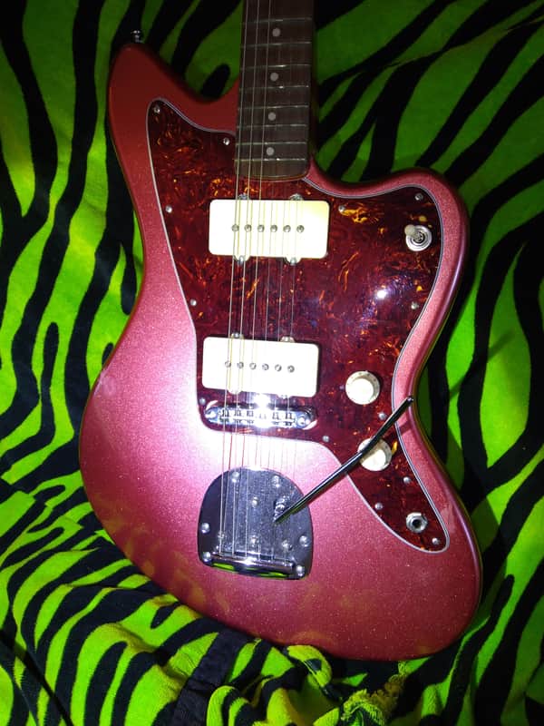 Custom Jazzmaster Tribute - Sparkling Burgundy Relic w/ Soul to Burn image 1