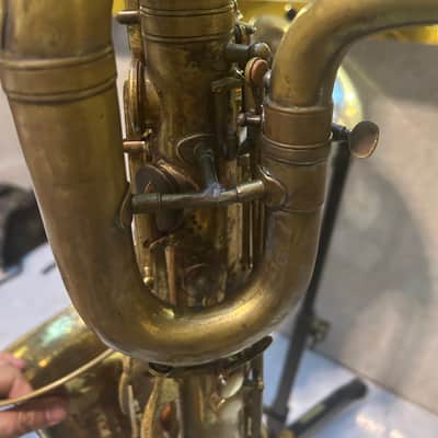 Buescher Big B Baritone Saxophone 34xxx - 1961 image 21