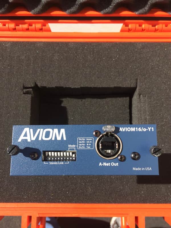 Aviom 16/o-Y1 16-Channel A-Net Output Card image 1