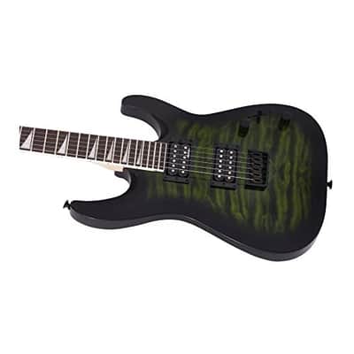 Jackson JS Series Dinky Arch Top JS32Q DKA HT Electric Guitar - Transparent Green Burst image 8