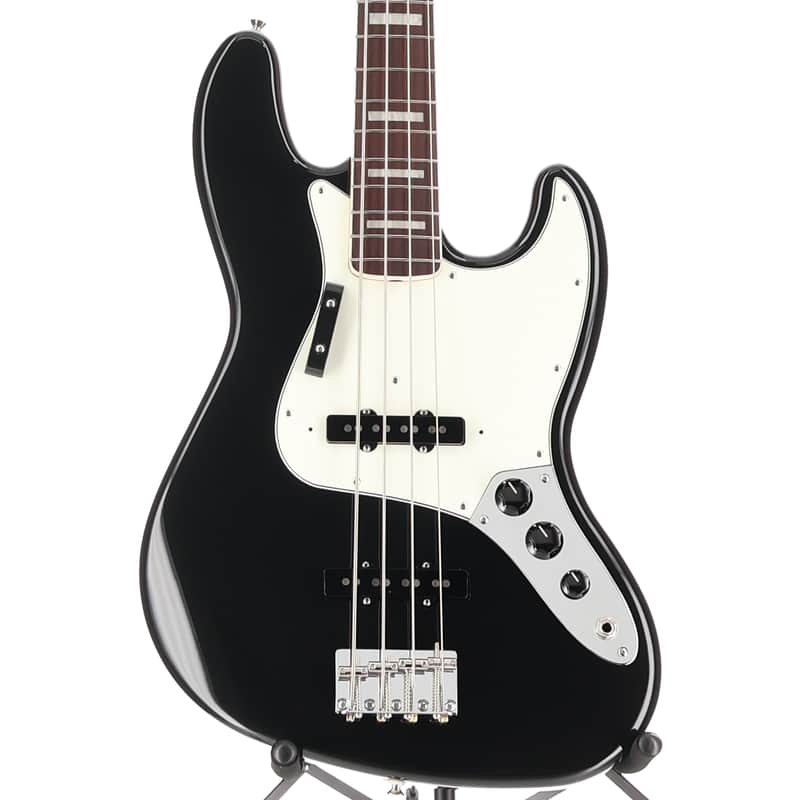Fender Certified Pre-Owned Vintera III Early '70s Jazz Bass, Rosewood Fingerboard, Black (S3) (28427) image 1