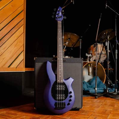 Sterling by Music Man Bongo 4-String Bass Guitar, Firemist Purple Satin image 12
