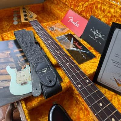 2021 Fender Custom Shop ‘61 Precision Bass Relic - 3 Color Sunburst image 20