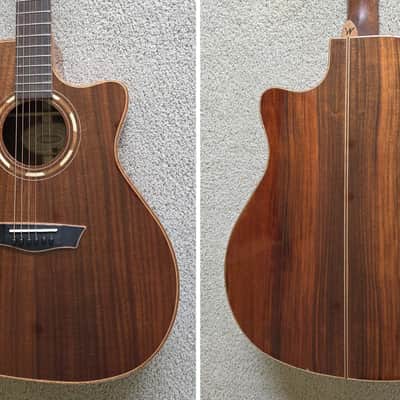 Washburn Comfort G55CE Koa Acoustic Electric Guitar, Natural Finish, New Gig Bag image 1
