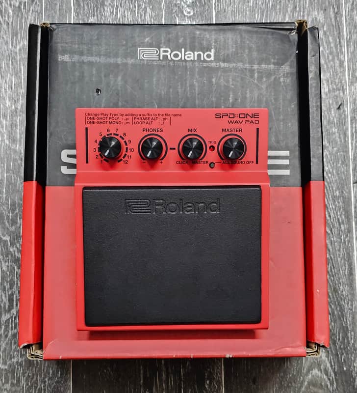 Roland SPD::One WAV Digital Percussion Pad 2010s - Red image 1