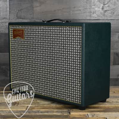 Mint Benson Earhart Reverb Plus - Green Tolex - Check Grill - Gold Piping image 2