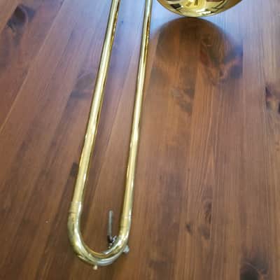 Yamaha YSL-448G Intermediate Bb/F Trombone 2010s - Lacquered Brass image 6
