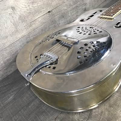 Dobro Fiddle Edge Resonator Round Neck Late 30's image 5