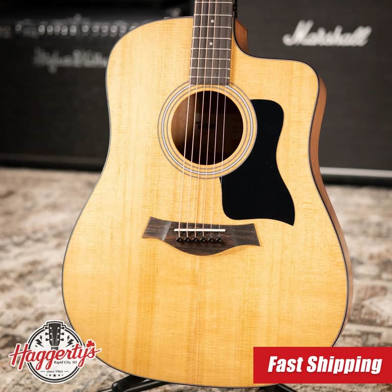 Taylor 110ce Dreadnought Acoustic/Electric Guitar - Solid Torrefield Spruce with Gig Bag - Factory Demo image 1