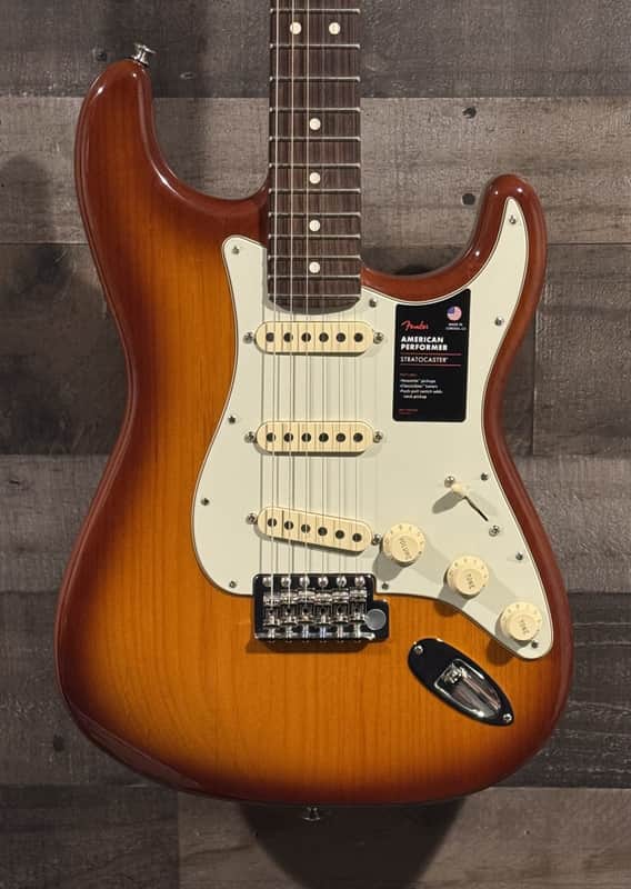 Fender American Performer Stratocaster Honey Burst COLOR:HONEY BURST image 1