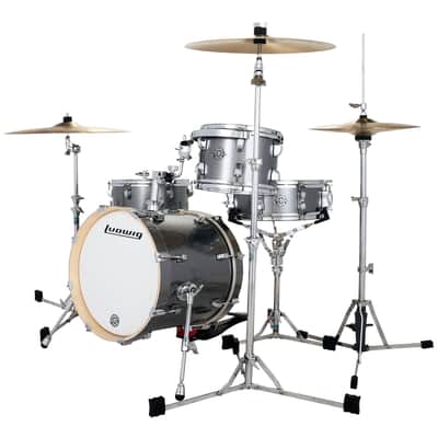 Ludwig Breakbeats by Questlove 4-Piece Shell Pack w/16" Kick - Frosted Sparkle image 2