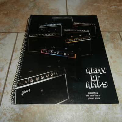 Vintage 1972 Gibson G Series Amplifier Catalog! Original Case Candy, Paperwork! image 1