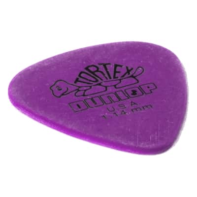 Dunlop JD-418P1.14 Tortex Standard Picks 12-Pack 1.14mm (Purple) - Set of Picks image 5