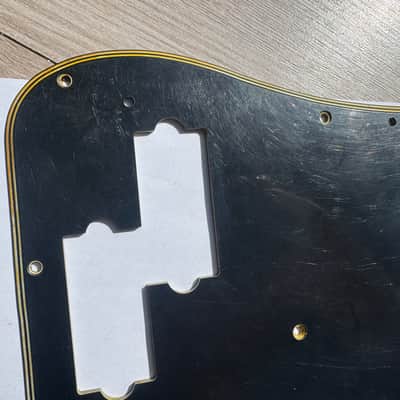 70's Fender Precision Relic 5 Ply P bass'72 thru 79 Aged Black Pickguard RI vintage image 6