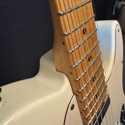 Fender American Standard Telecaster USA 2002 Vintage White Maple Neck image 9